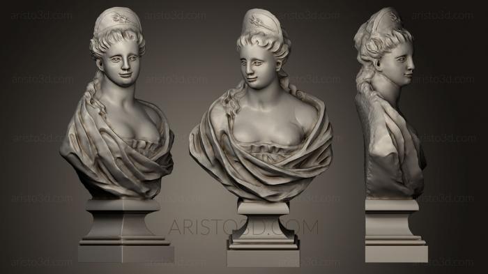 Busts and heads antique and historical (BUSTA_0466) 3D model for CNC machine